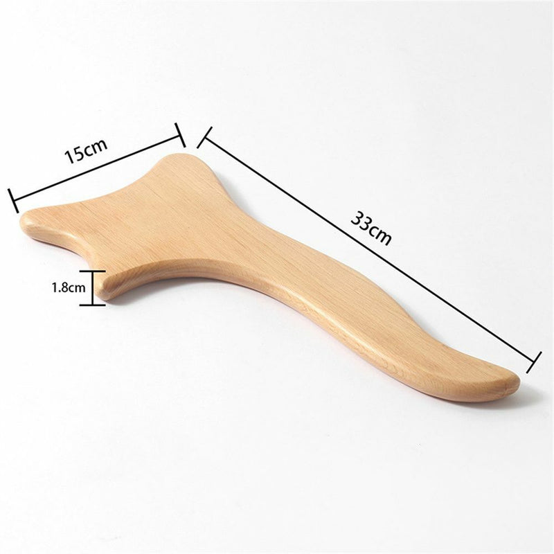 Material Lymphatic Drainage Gua Sha Tool Massage Equipment Wooden Therapy