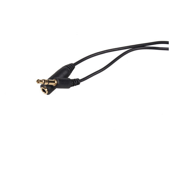 3.5mm M/F Stereo Earphone Audio Extension Cable 1M with Volume Control