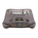 Replace Retro Console Shell Translucent Case Fit for Nintendo N64 (Clear Black)