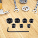 9pcs Depth Stop Collars Ring Positioner Drill Bit Locator for Carpentry Newly