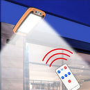 Sensor Lamp Smart Remote Control 160 LED Solar Street Light Security Wall Light