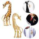 Accessories Bag Clothes Label Women Giraffe Brooch Animal Brooch Enamel Pin