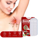 10X Lymph Pflaster Hals Anti-Schwellung Kräuter Aufkleber Luftpolster Pflaster.