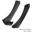Left Side Inner Door Panel Handle Trim+ Cover for E90 E91 3 Series (Black) Newly