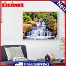 Kyoto Garden Running Water Oil Color by Numbers Kit Frameless Drawing Picture