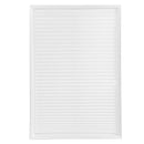 Self-Adhesive Pleated Blinds Half Blackout Window Curtains (White 90X150cm)