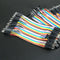 120pcs  Color Ribbon Line Breadboard Dupont Cable Jump 10cm Jumper Wire Newly