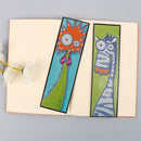2pcs Bookmark Leather Tassel Special Shaped Diamond Painting Drawing Kit DI