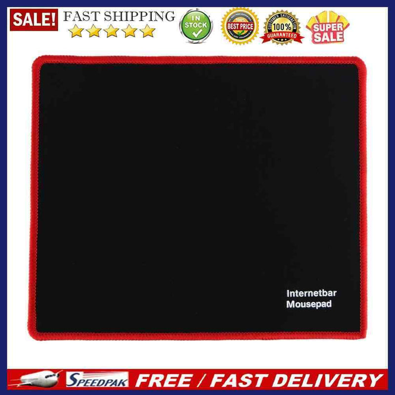 Gaming Mouse Pad 25x21cm Lock Edge Rubber Speed Mouse Mat for PC Laptop