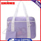 Cute Women Large Canvas Heart Patchwork Shoulder Bag Transparent Travel Handbags