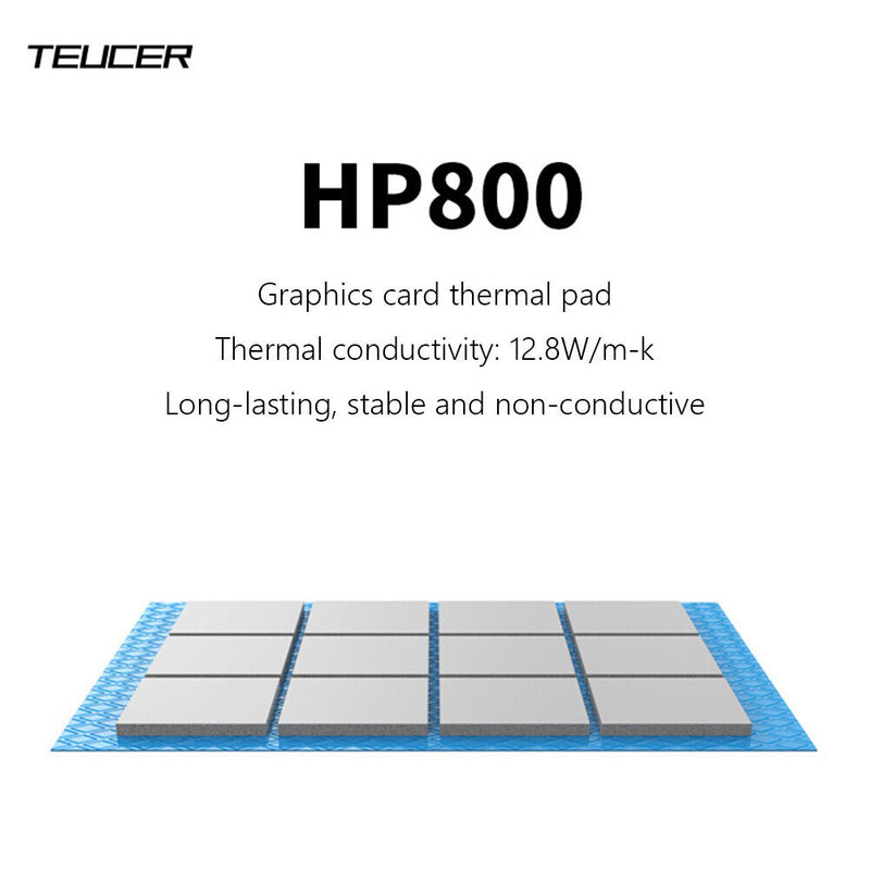 TEUCER HP800 Heat Dissipation Silicone Pad for RTX3090/3080 Memory (1.5mm)