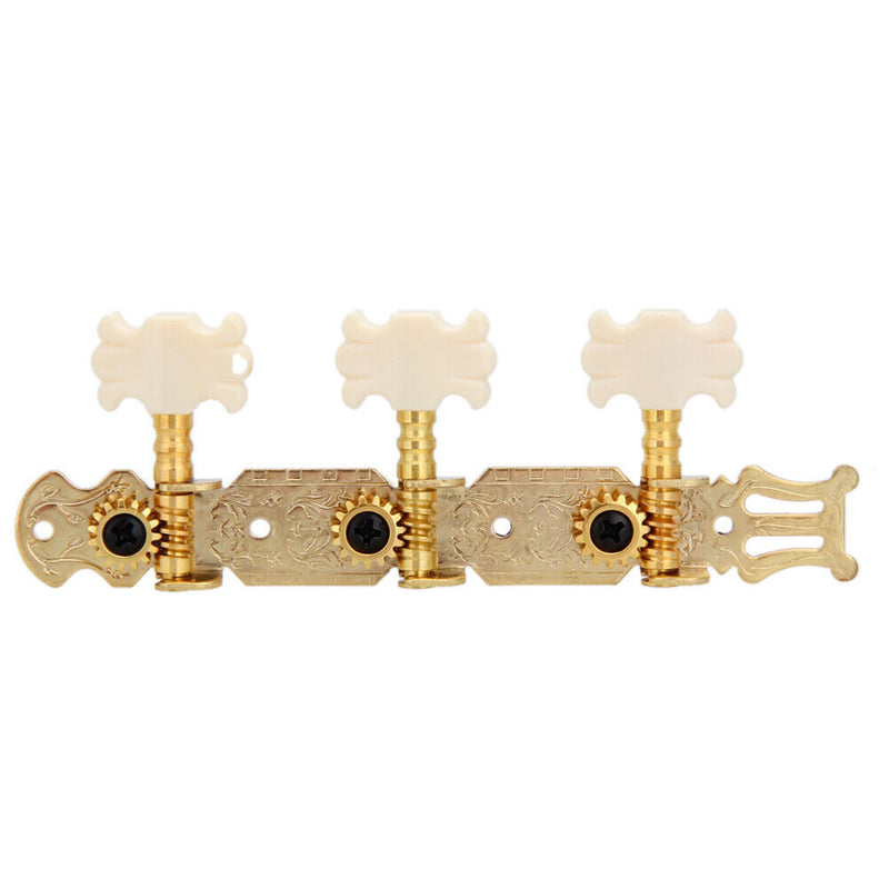 Classical Guitar String Button Three Connections Tuning Pegs