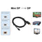 Mini DisplayPort DP to DisplayPort DP 1.2 Cable Male to Male Black 6Ft