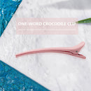 2pcs Hairdressing Alligator Crocodile Clips Hair Styling Duck Mouth Hairpin
