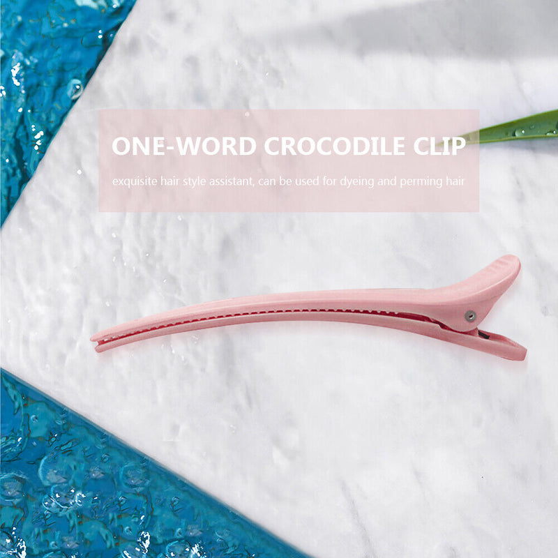 2pcs Hairdressing Alligator Crocodile Clips Hair Styling Duck Mouth Hairpin