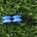 Bike Vacuum Tire Mouth Nut Cycling Inner Tube Valve Nozzle Lock Caps (Blue)