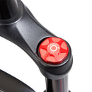 Dustproof MTB Front Fork Cap Bicycle Air Gas Valve Protective Cover (Red) Newly