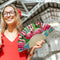 Flamingo Oil Paint Folding Fan By Numbers DIY Painted Art Craft Home Decor