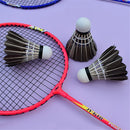 12pcs Game Training Stable Pro Ball Badminton Shuttlecock Black Goose Feather