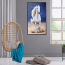5D DIY Diamond Painting Kits White Horse Full Round Drill Wall Decor Art Cr