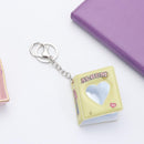Candy Color 16 Photos 1 Inch Key Rings Card Holder Mini Photo Album Keychain
