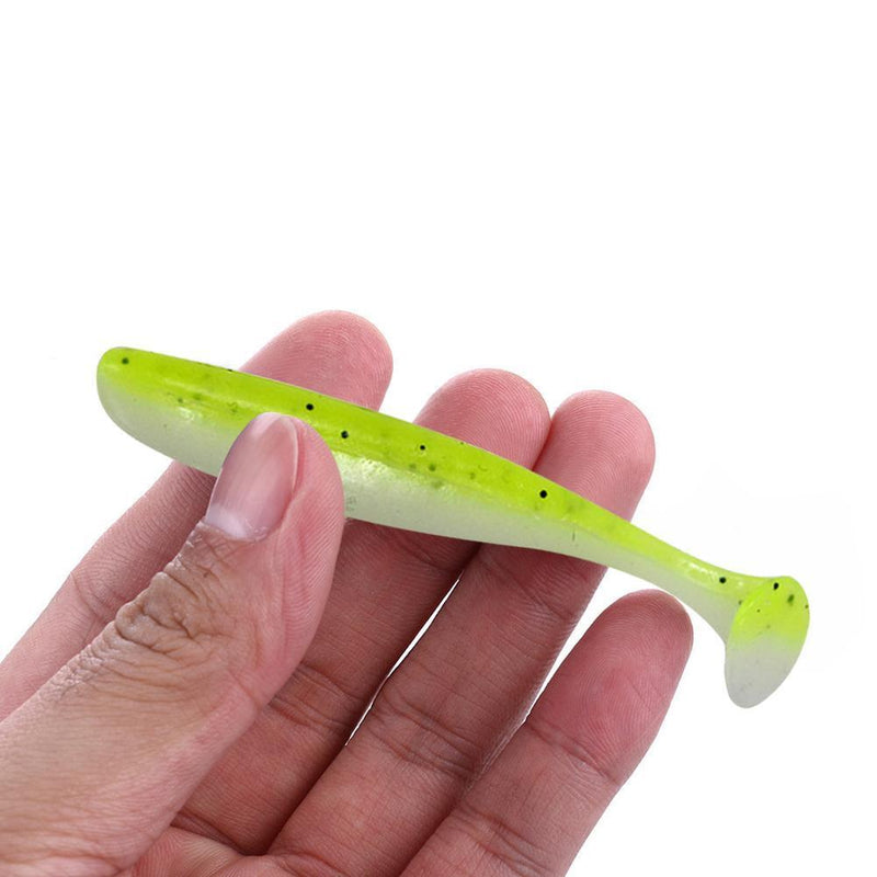 10x 9cm 4.2g Bionic Mandarin Fish Fishing Lures Artificial Soft Bait (4)