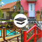 LED Solar Column Light Waterproof Pillar Night Lamp Garden Fence Decor (B)