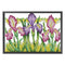 Partial Embroidery 14CT Cross Stitch Beautiful Iris Needlework Kit for DIY