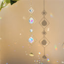 Fashion Suncatcher Crystal Pendant Moon Sun Ball Prism Drops Rainbow Maker