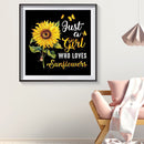 Sunflower Full Round Drill Mosaic Art Picture of Rhinestone Kit Handmade Gi