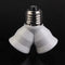 Screw E27LED Base Light Lamp Bulb Socket 1 to 2 Splitter F6U7 Adapters J8R4
