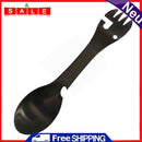 Multifunctional Spork Outdoor Camping Fork Spoon Opener Stainless Steel Cutlery