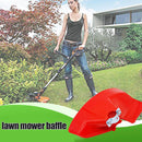 Lawn Mower Baffle Replaceable Brush Cutter Blade Guard Garden Tool Accessory`
