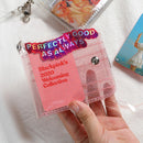 Glitter Transparent Coin Purse Women Clear Short Clutch PVC Card Bags Wallet