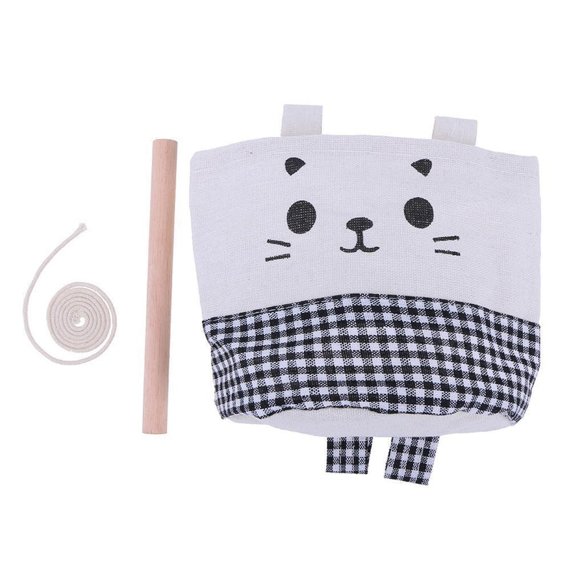 Bag Fabric Cotton Canvas Storage Wall Hanging Bag Creative Wardrobe Wall