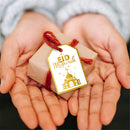 Supplies Moon&Star Paper Tag Hang Tags Gift Wrapping Eid Mubarak Labels