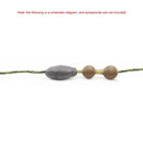 Carp Fishing Tungsten Soft Sinker Chod Rig Tubing Fly Fishing Lure Weights