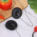 Bathroom Supplies Water Sink Plug Bathtub Stopper Drain Cover With Chain Sewer