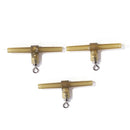 15pcs Carp Fishing Accessories Slide Bend Swivels Hair Rig Hook Link (A) Newly