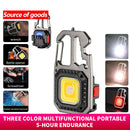 Mini LED Flashlight Keychain Can Opener Outdoor Camping Lights (Upgrade)