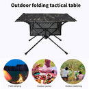 Outdoor Folding Table Net Pocket Coat Oxford Cloth Desk (Black Camouflage) Newly