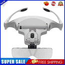 Magnifying Glasses Loupe Headband Magnifier with LED Light Jeweler Tools