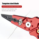 Outdoor Spring Fishing Lures Pliers Fish Hook Remover Line Cutter (Red) Newly