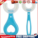 Silicone U-shaped Toothbrush 360 Degree Ultra Soft Oral Care Brush for Kids