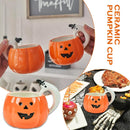 Halloween Coffee Tea Cup Mug Pumpkin Orange Ceramic Gift Tableware Food Drinks\