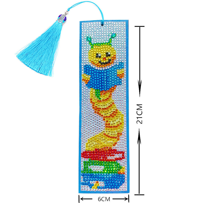 Diamond Paint Leather Bookmark Tassel Special Shape Drill Mark (S42-Bug) Newly