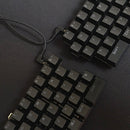 104pcs Universal Mechanical Keyboard Keycaps PC Bakclit Key Cap Set (Black)