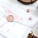 100pcs Octagon Retro Sealing Wax Stamp Beads for Wedding Card Scrapbook DIY Kit