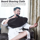 Portable Beard Shave Apron Bib Trimmer Facial Hair Cutting Cape Haircut Cloak
