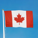 Polyester Canada Flags Red Maple Leaf Canadian National Hanging Banner 90x1